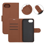 iPhone 16./17. Etui med Kortlomme, Stativfunktion, Brun
