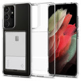 Spigen Samsung Galaxy S21 Ultra Cover Crystal Slot Crystal Clear