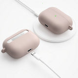 KeyBudz AirPods Pro Cover PodSkinz HyBridShell Series Nøgleringsetui Pastelpink