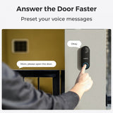 Reolink Video Doorbell PoE (D340P) Videodørklokke Smart 2K