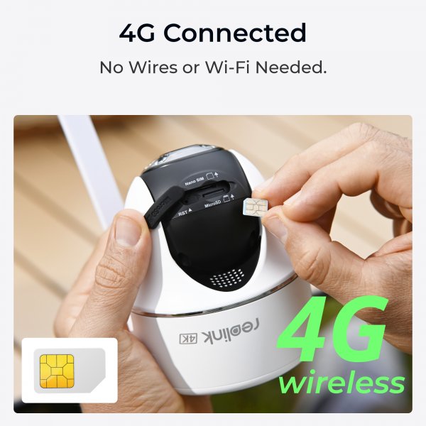 Reolink Go PT Ultra (G440) 4K Udendørskamera med batteri