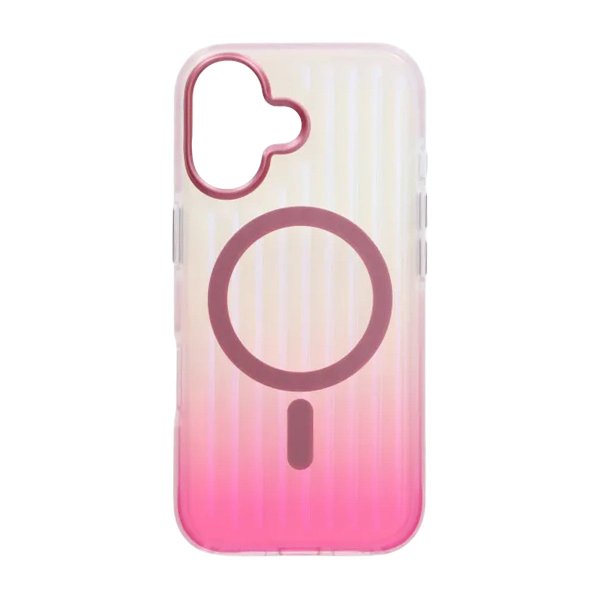 iPhone 17 Cover Bølget MagSafe Rosa