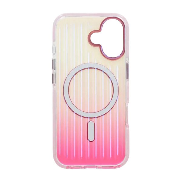 iPhone 17 Cover Bølget MagSafe Rosa