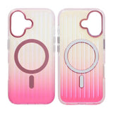 iPhone 17 Cover Bølget MagSafe Rosa