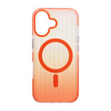 iPhone 17 Cover Bølgepap MagSafe Orange