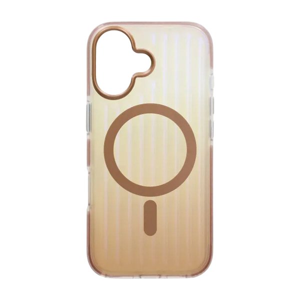 iPhone 17 Cover Bølget MagSafe Guld