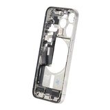Midterramme med smådele til iPhone 15 Pro - Hvid Titanium OEM