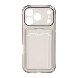 iPhone 17 Pro Cover Kortholder Transparent Sort