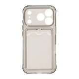 iPhone 17 Pro Cover Kortholder Transparent Sort