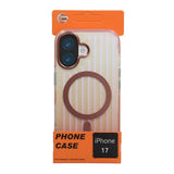 iPhone 17 Cover Bølget MagSafe Rosaguld