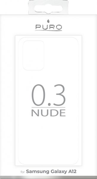 Puro Samsung Galaxy A12 Cover Nude Transparent