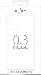 Puro Samsung Galaxy A12 Cover Nude Transparent