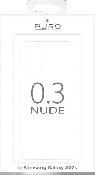 Puro Samsung Galaxy A02s Cover Nude Transparent