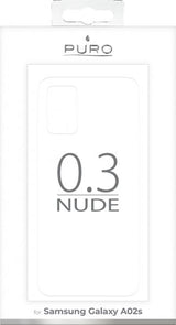 Puro Samsung Galaxy A02s Cover Nude Transparent