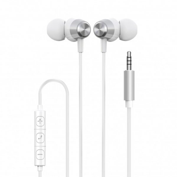 Xqisit Kablede Hovedtelefoner In-Ear Headset 3.5mm Hvid