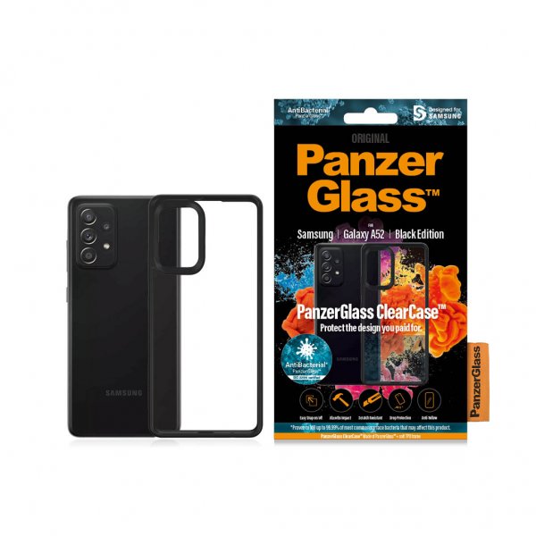 PanzerGlass Samsung Galaxy A52/A52s 5G Cover ClearCase Black Edition