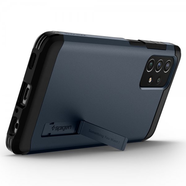 Spigen Samsung Galaxy A72 Cover Tough Armor Metal Slate