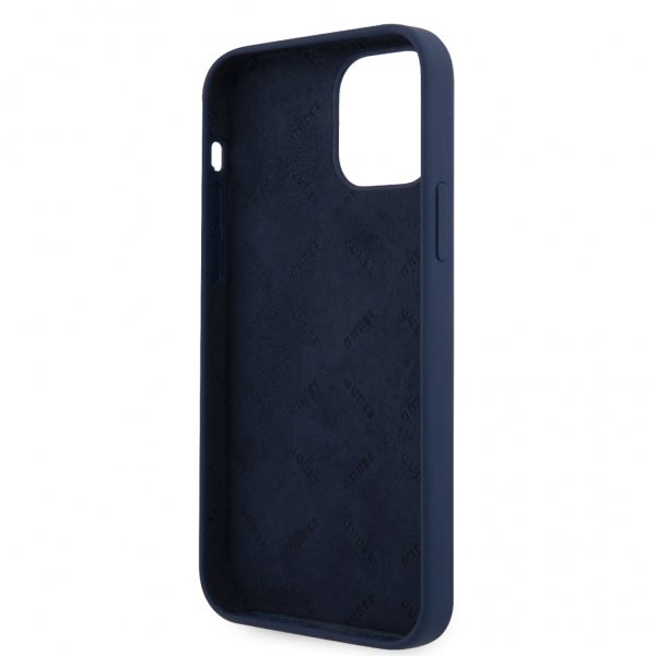 Guess iPhone 12 Pro Max Cover Vintage Silicone Mørkeblå