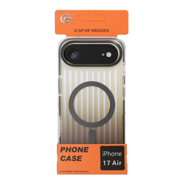 iPhone Air Cover Bølget MagSafe Grå