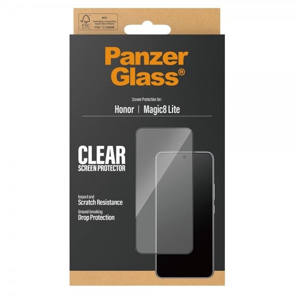 PanzerGlass Honor Magic 8 Lite Skærmbeskyttelse Ultra-Wide Fit