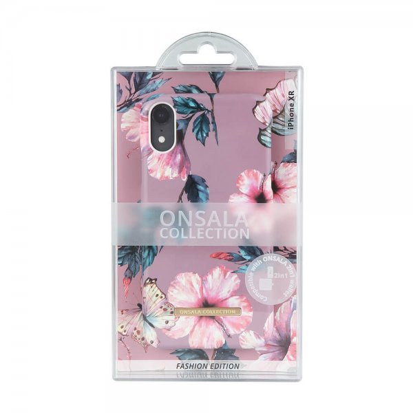 Onsala iPhone Xr Cover Fashion Edition Dusty Pink Viol