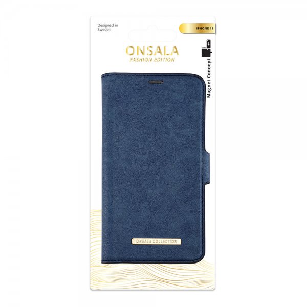 Onsala iPhone 11 Etui Fashion Edition Aftageligt Cover Royal Blue