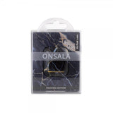 Onsala AirPods 1/2 Skal Fashion Edition Black Galaxy Marble