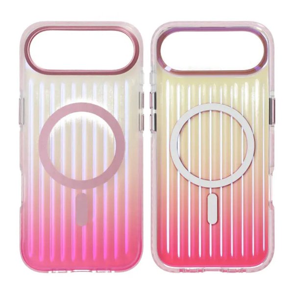 iPhone Air Cover Bølget MagSafe Pink