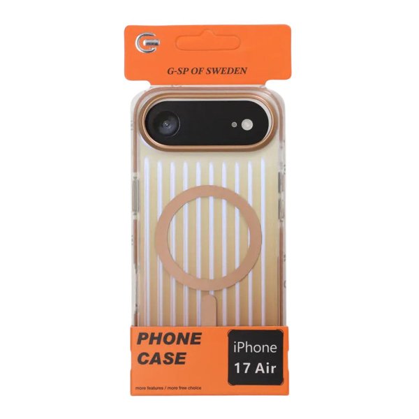 iPhone Air Cover Bølget MagSafe Guld