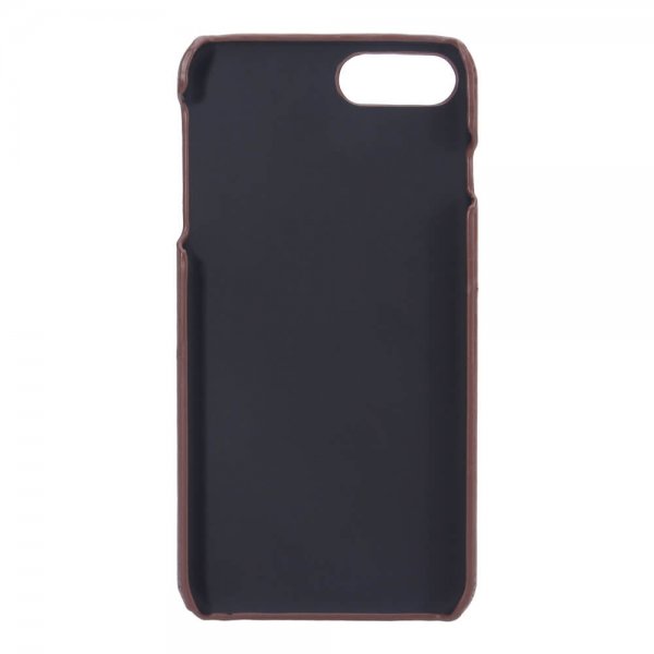Onsala iPhone 6/6S Plus/iPhone 7 Plus/iPhone 8 Plus Cover med et Kortfag Brun