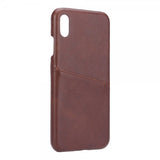 Onsala iPhone Xs Max Cover med en Kortlomme Brun