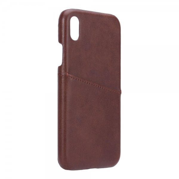 Onsala iPhone Xr Cover med kortlomme Brun
