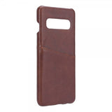 Onsala Samsung Galaxy S10 Cover med et Kortrum Brun