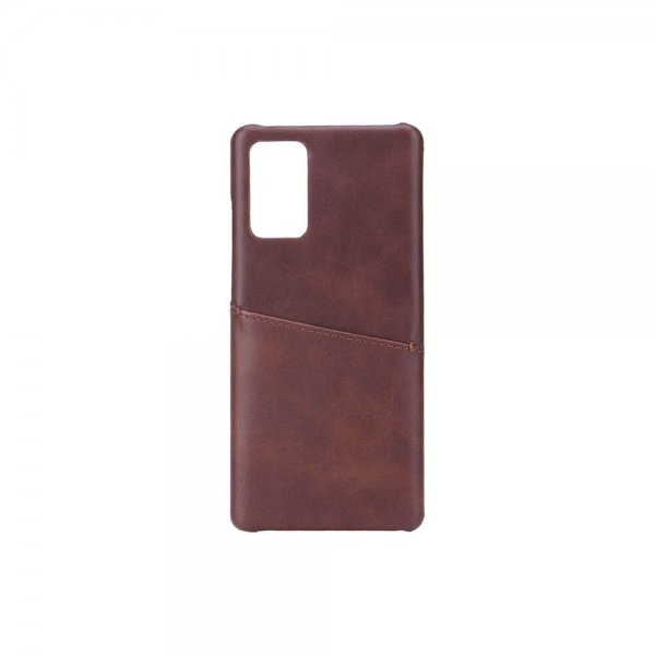 Onsala Samsung Galaxy Note 20 Etui med Kortlomme Brun