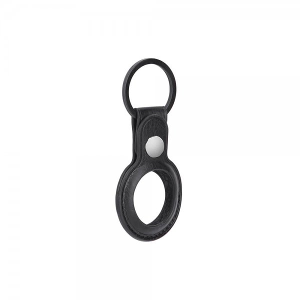 Onsala Apple AirTag Holder Kunstlæder Sort