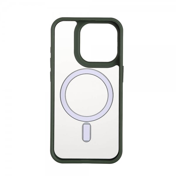 Onsala iPhone 15 Pro Cover Bumper MagSeries Grøn