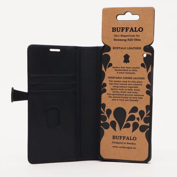 Buffalo Samsung Galaxy S20 Ultra Etui 2i1 Magnet Cover Sort