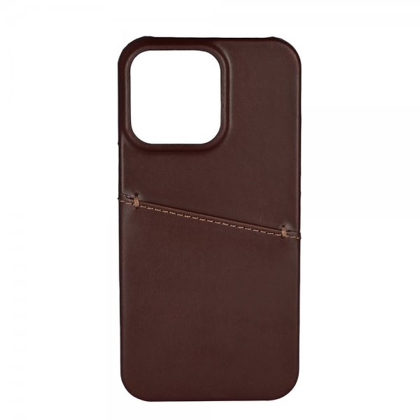 Buffalo iPhone 13 Pro Cover Bagside med Kortrum Brun