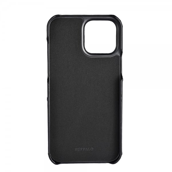 Buffalo iPhone 13 Pro Max Cover Backcover med Kortplads Sort