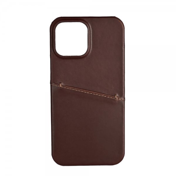 Buffalo iPhone 13 Pro Max Cover Backcover med Kortplads Brun