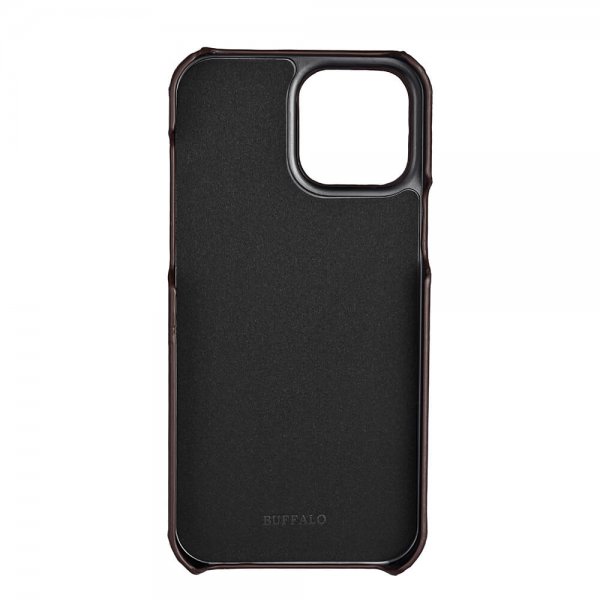 Buffalo iPhone 13 Pro Max Cover Backcover med Kortplads Brun