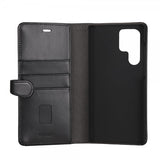 Buffalo Samsung Galaxy S22 Ultra Cover 2-i-1 Aftagelig Pung Sort