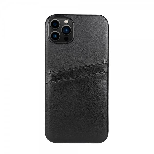 Buffalo iPhone 14 Plus Cover Bagsidecover med Kortpladser Sort