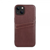 Buffalo iPhone 13/iPhone 14 Cover Backcover med Kortrum Brun