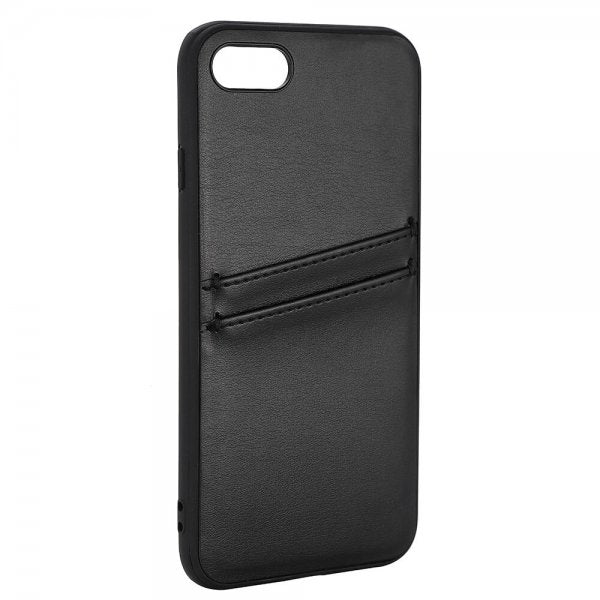 Buffalo iPhone 7/8/SE Cover Bagside med kortholder Sort