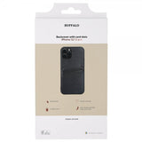 Buffalo iPhone 12/iPhone 12 Pro Cover Backcover med Kortpladser Sort