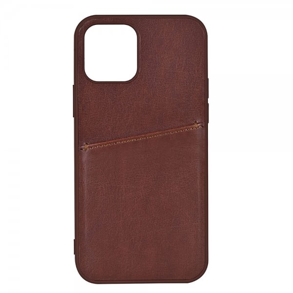 Buffalo iPhone 13 Mini Cover Bagsidecover med Kortpladser Brun