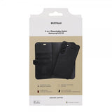 Buffalo Samsung Galaxy S23 Cover 2-i-1 Aftagelig Pung Sort