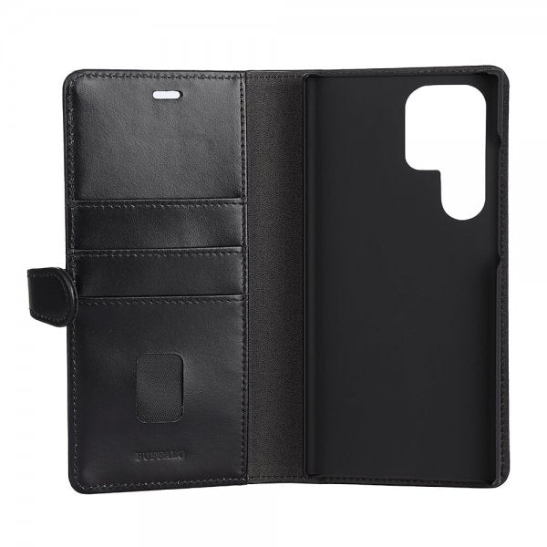 Buffalo Samsung Galaxy S23 Ultra Etui 2-i-1 Aftagelig Pung Sort