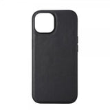 Buffalo iPhone 15 Cover Ægte Læder MagSeries Sort
